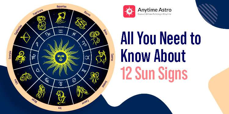 What is Your Sun Sign - List of 12 Western Astrology Zodiacs