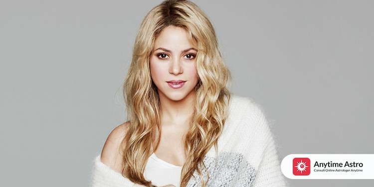 Shakira - Most famous Aquarius celebrity female