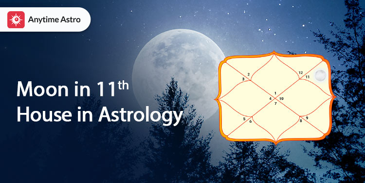 Moon in 11th House in Astrology: Meaning, Effects, Impact