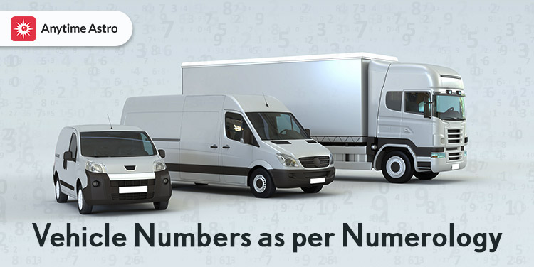 vehicle number numerology
