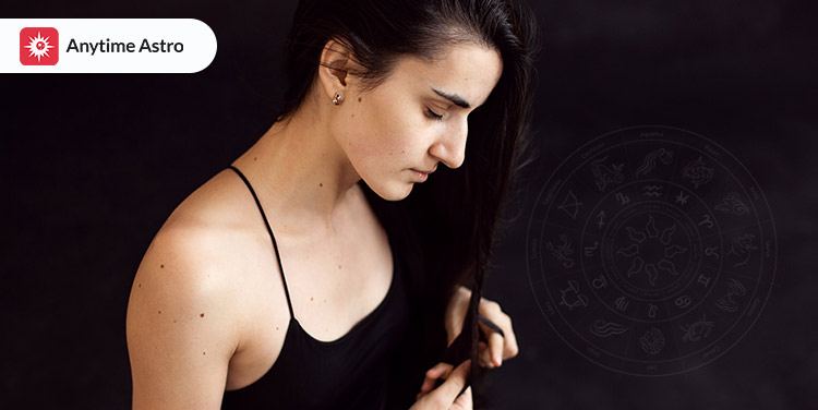 Lucky Mole on Female Body Meaning as per Astrology
