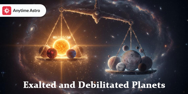 exalted and debilitated planets