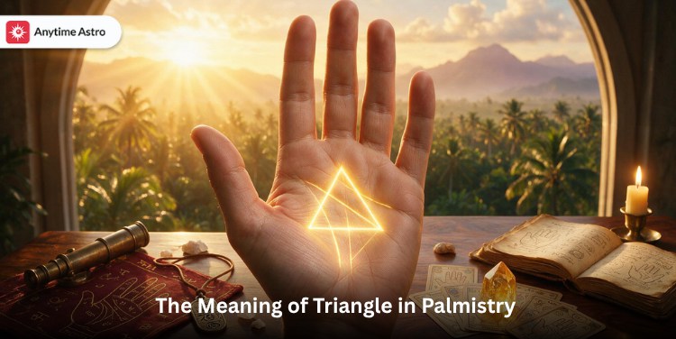triangle in palmistry