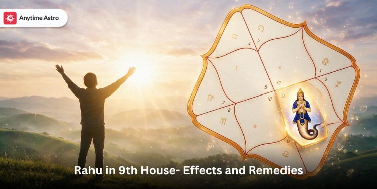 rahu in ninth house
