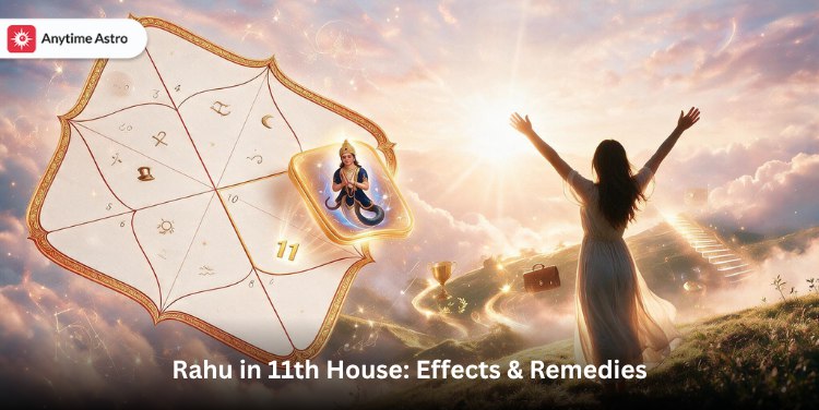 Rahu in eleventh House: Effects and Remedies