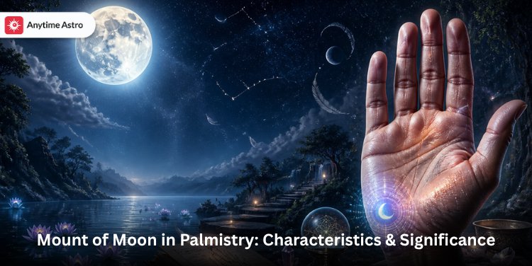 Mount of Moon in Palmistry: General Characteristics of Mount of Moon