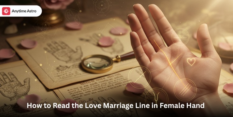 How to Read the Love Marriage Line in Female Hand
