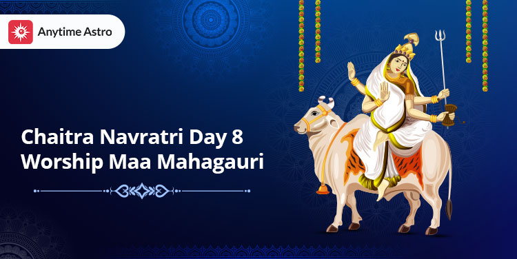 day 8 of chaitra navratri 2023 worship maa mahagauri bring happiness in life