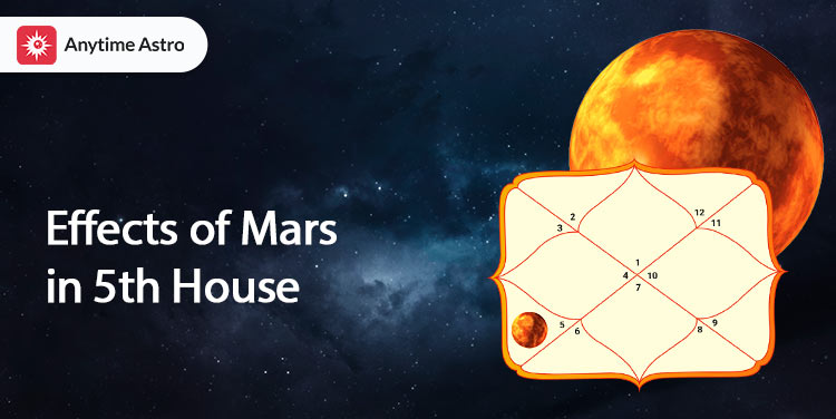 mars in the fifth house