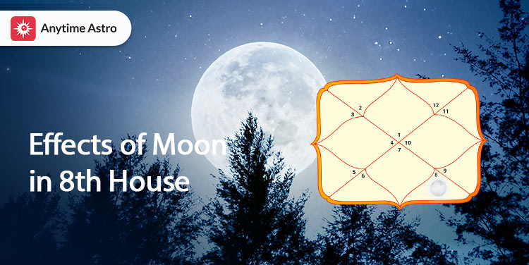 Moon in 8th House in Astrology: Meaning, Effects, Impact