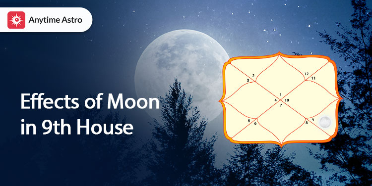 Moon in 9th House in Astrology: Meaning, Effects, Impact