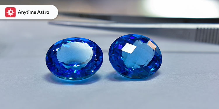 blue gemstone
