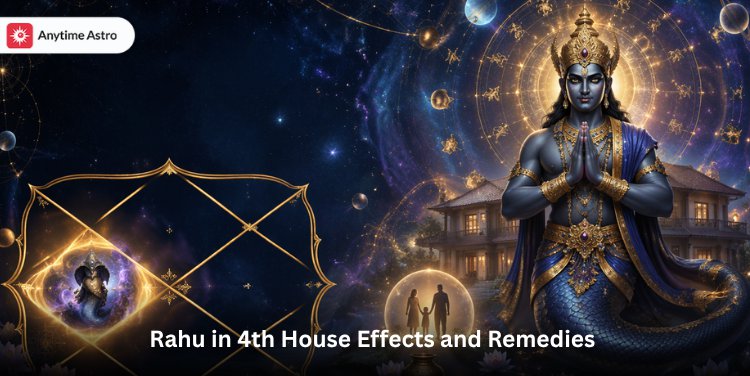 rahu in 4th house