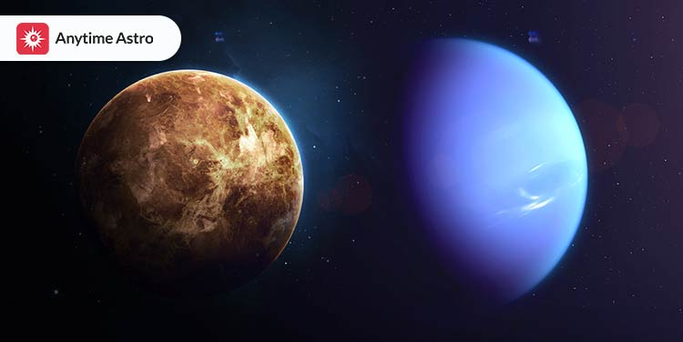 venus neptune conjunction in vedic astrology
