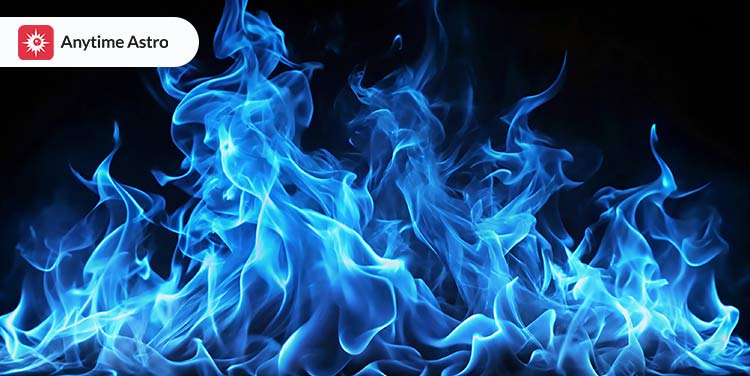 spiritual blue flame