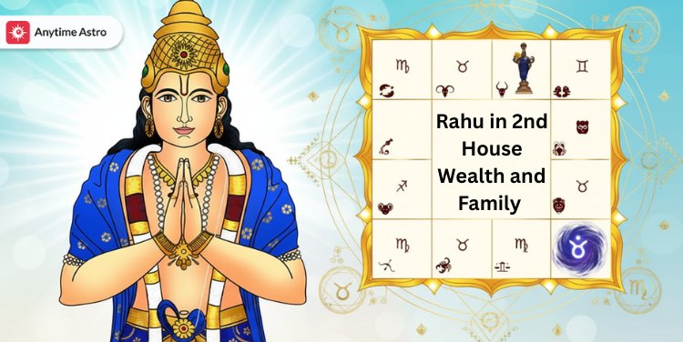 rahu in second house meaning