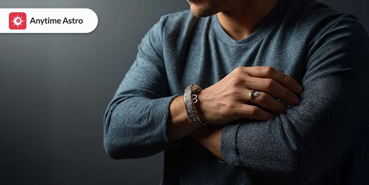 Wearing Silver Kada for Men in Astrology