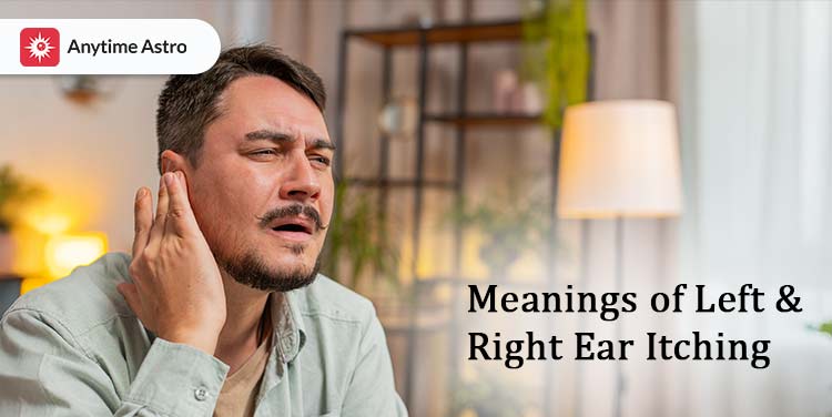 left and right ear itching