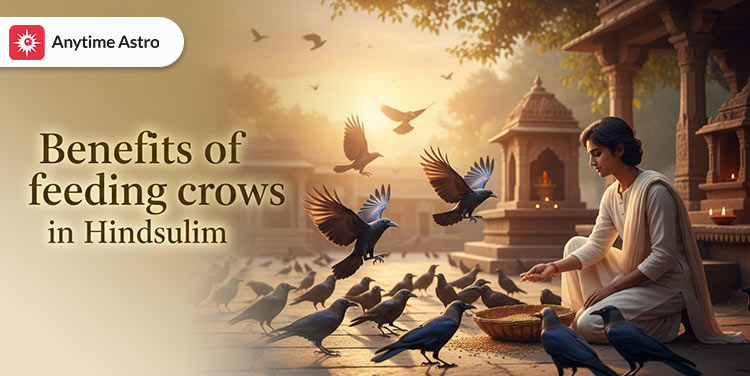 benefits of feeding crows in Hinduism