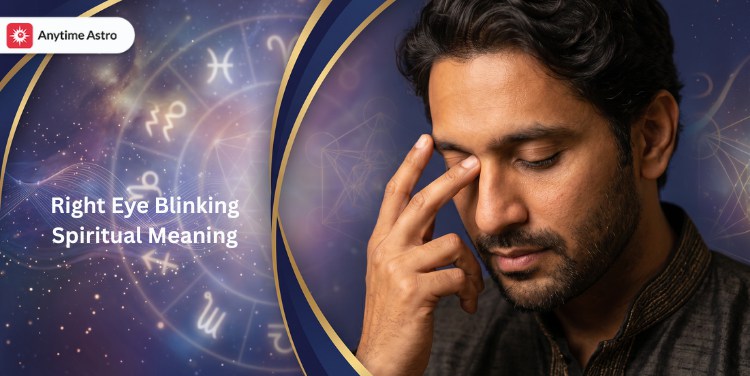 right eye blinking spiritual meaning