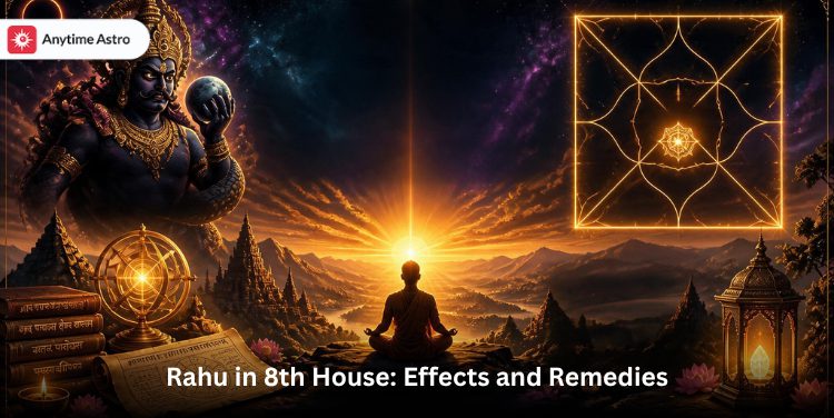 rahu in 8th house