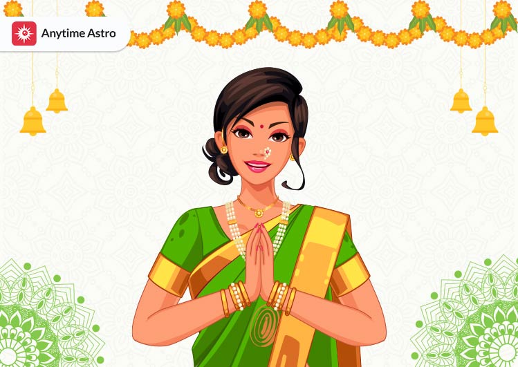 6th day of Navratri Colors Green