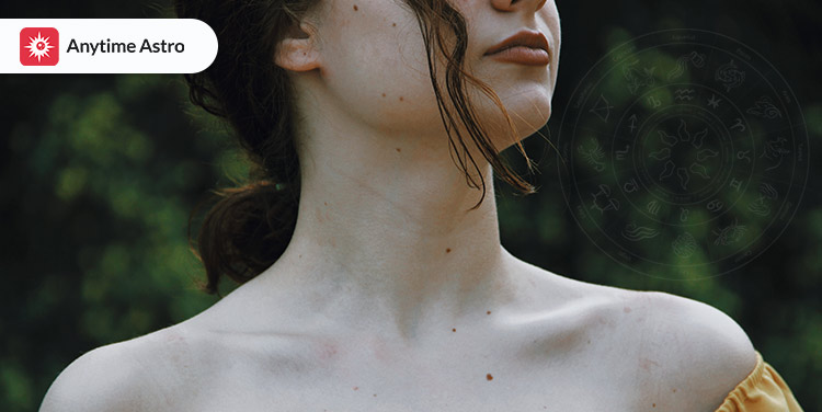 Lucky Mole on Female Body