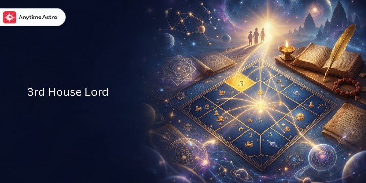 3rd house lord in astrology