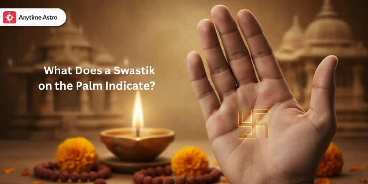 swastik sign on palms